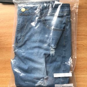 High wasted skinny jeans